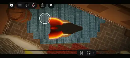 The Forge hammering mini-game showing timing circles for perfect hits in Roblox weapon crafting